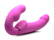 sex toy distributing.com vibrator Remote Control Vibrating Silicone Strapless Strap-On