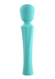 wholesale adulttoys wand Rock Candy Sweetentsity Rechargeable Silicone Vibrating Wand – Blue