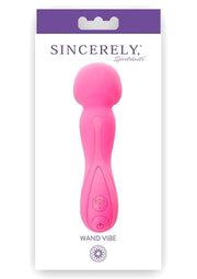 wholesale adulttoys wand Sincerely Sportsheets Wand Vibe Silicone Rechargeable Pink